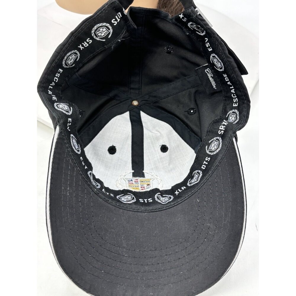 Cadillac Logo Black Hat Adjustable Baseball Cap Cars Luxury Brands - Picture 6 of 7